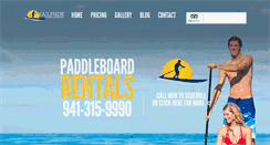 Desktop Screenshot of gulfsidepaddleboards.com